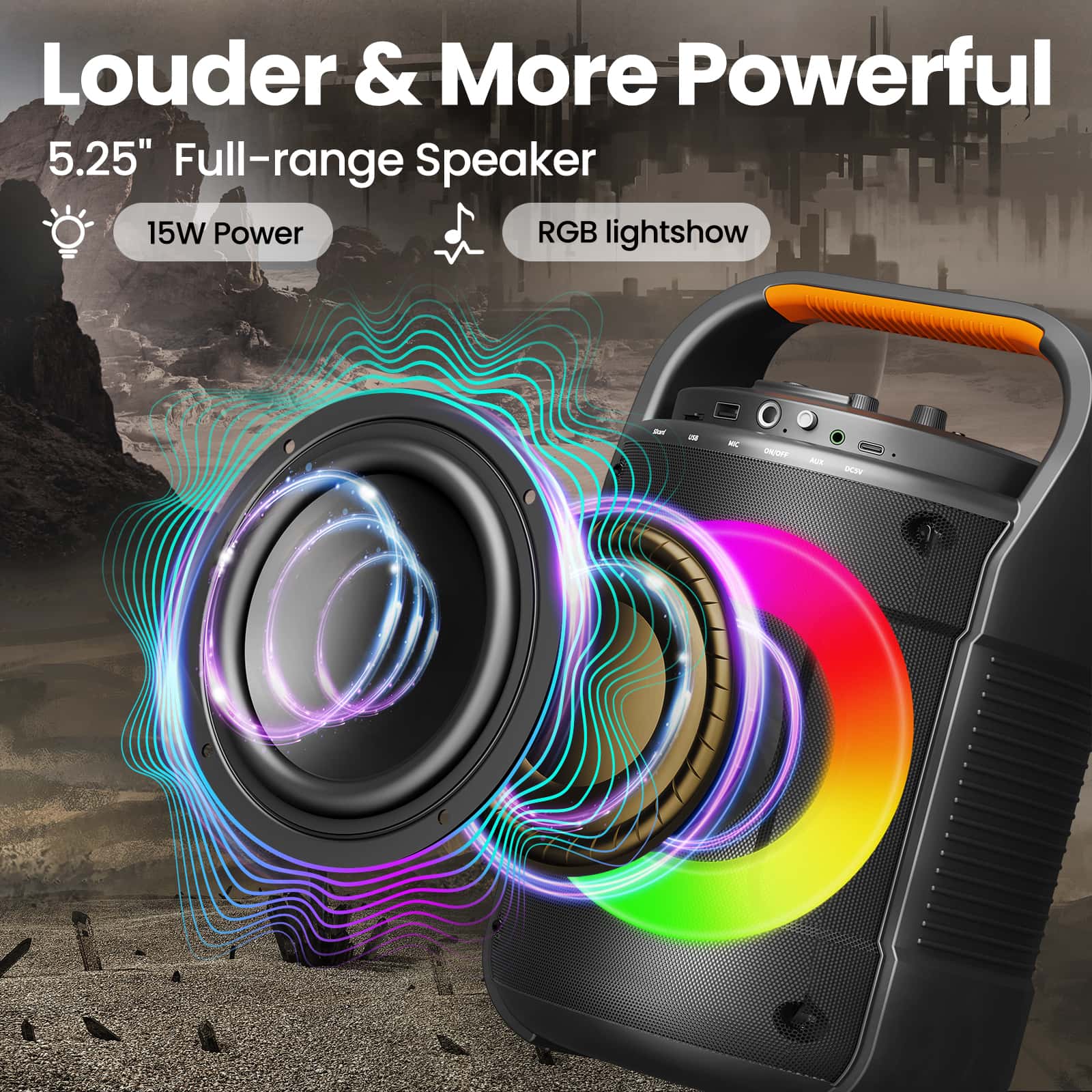 JYX karaoke machine with loud and powerful sound