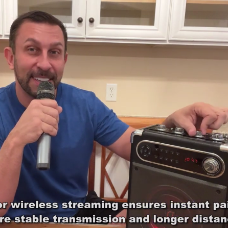 911 Studios review on JYX S55 karaoke machine
