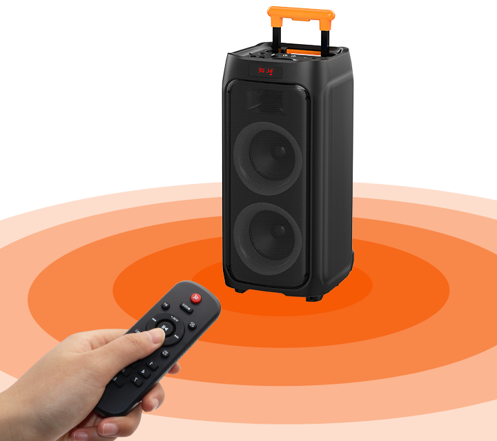 JYX T8 karaoke machine with remote control