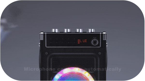 69bt karaoke machine dual microphone
