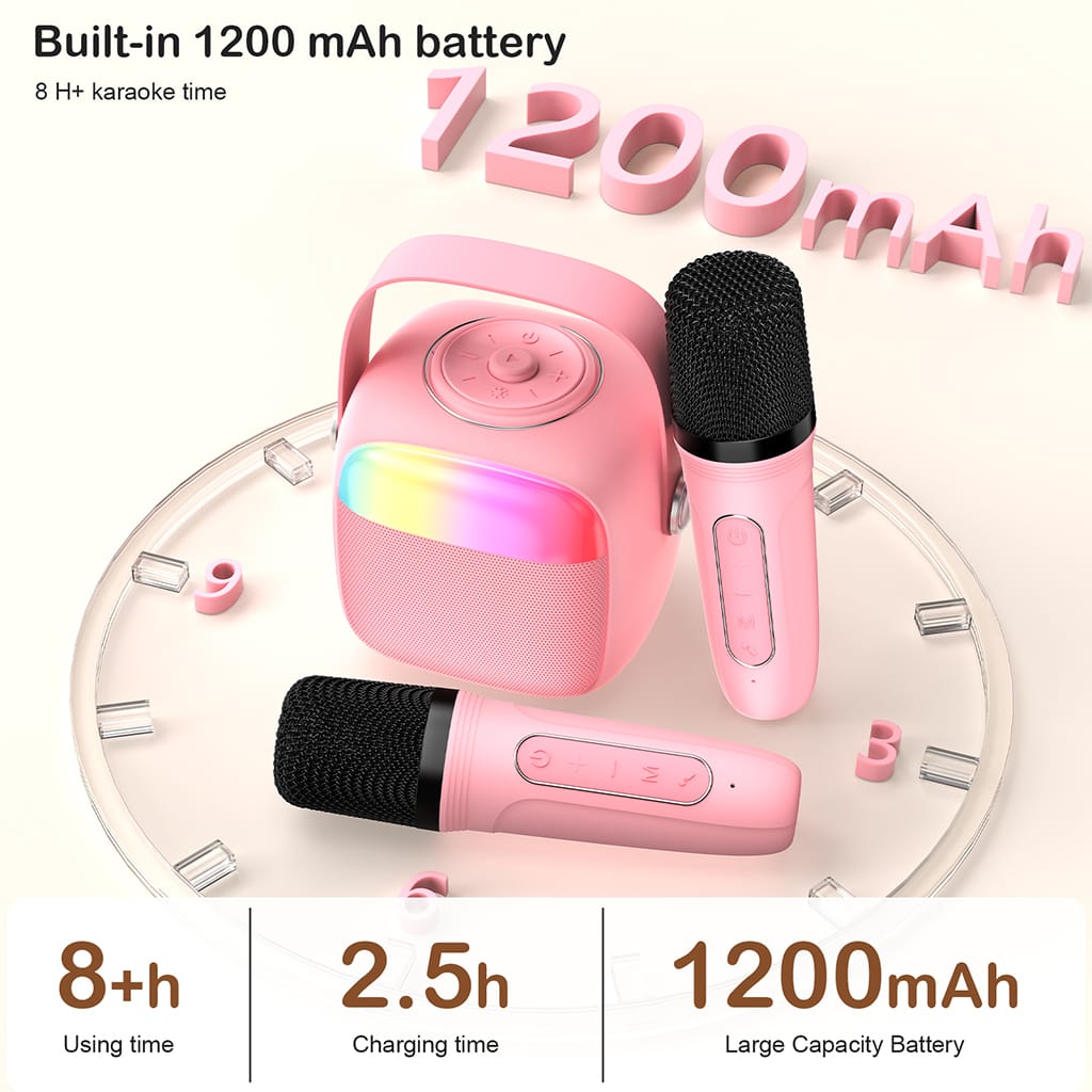 JYX D22 Karaoke Machine with Long Battery Life