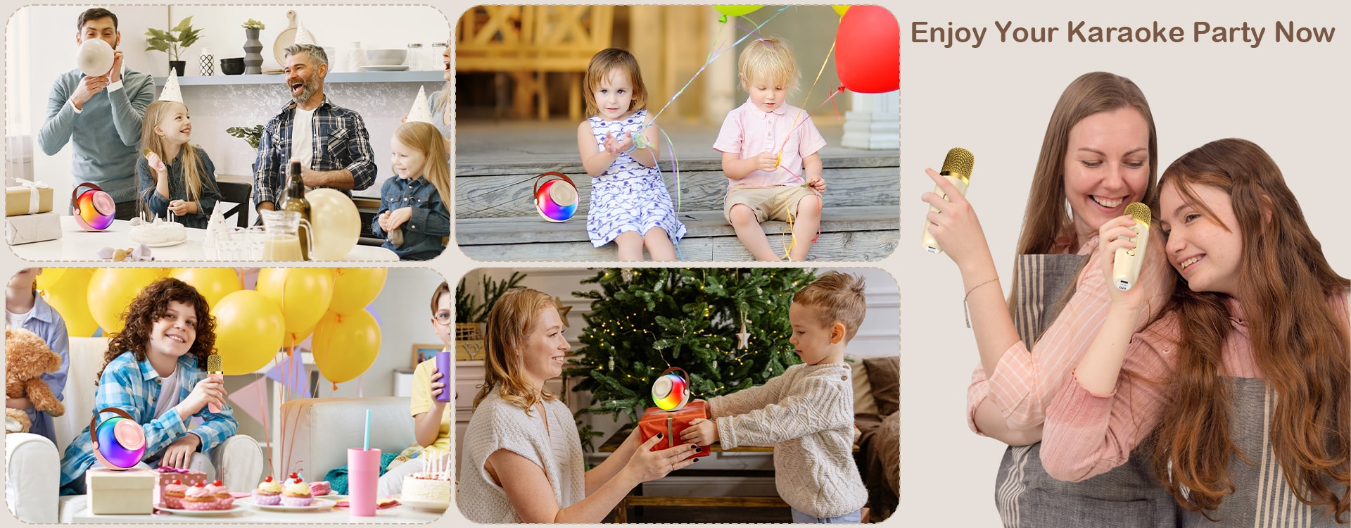 Enjoy your karaoke party now, perfect as a gift for birthdays and kids' entertainment.