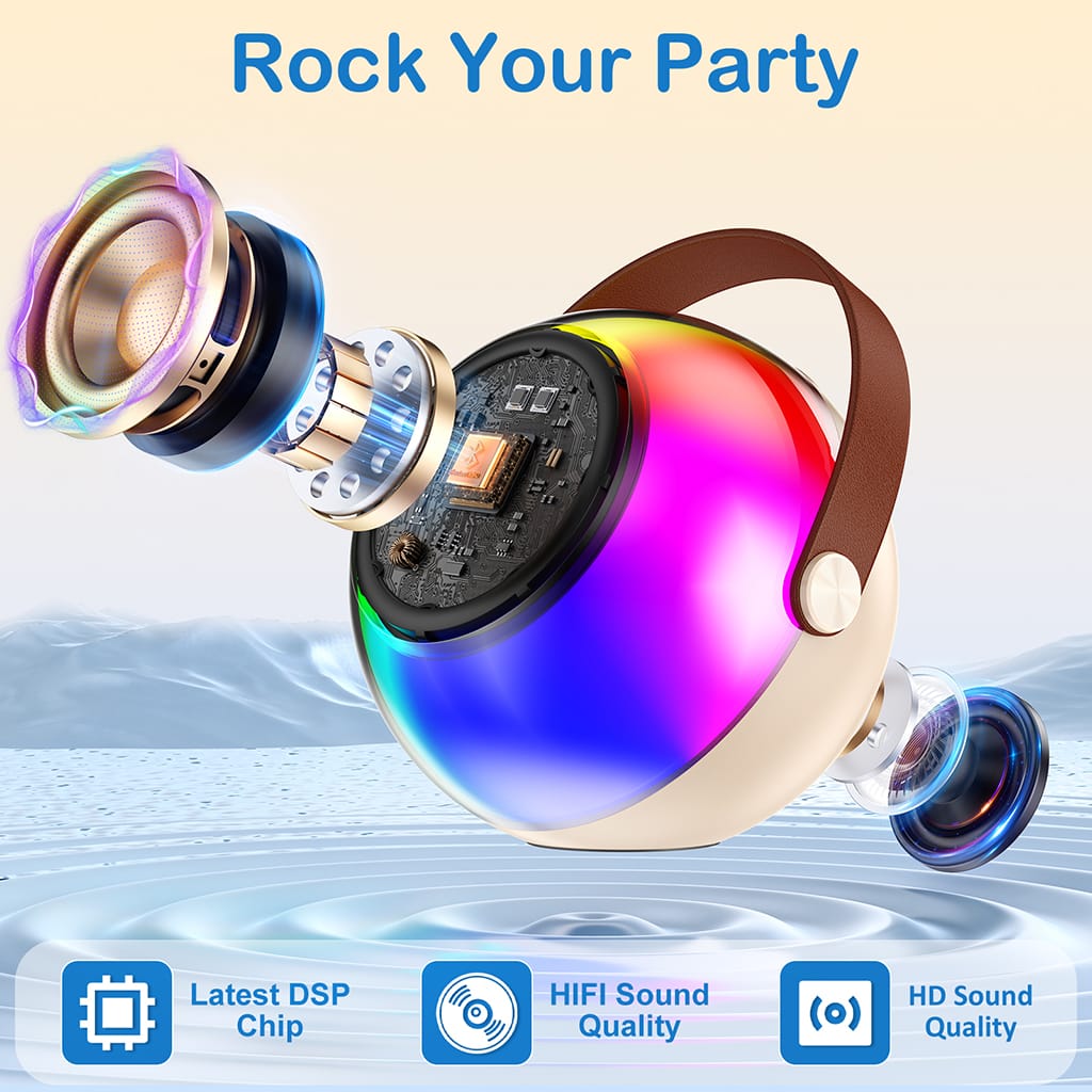 JYX D25 karaoke machine powerful speakers