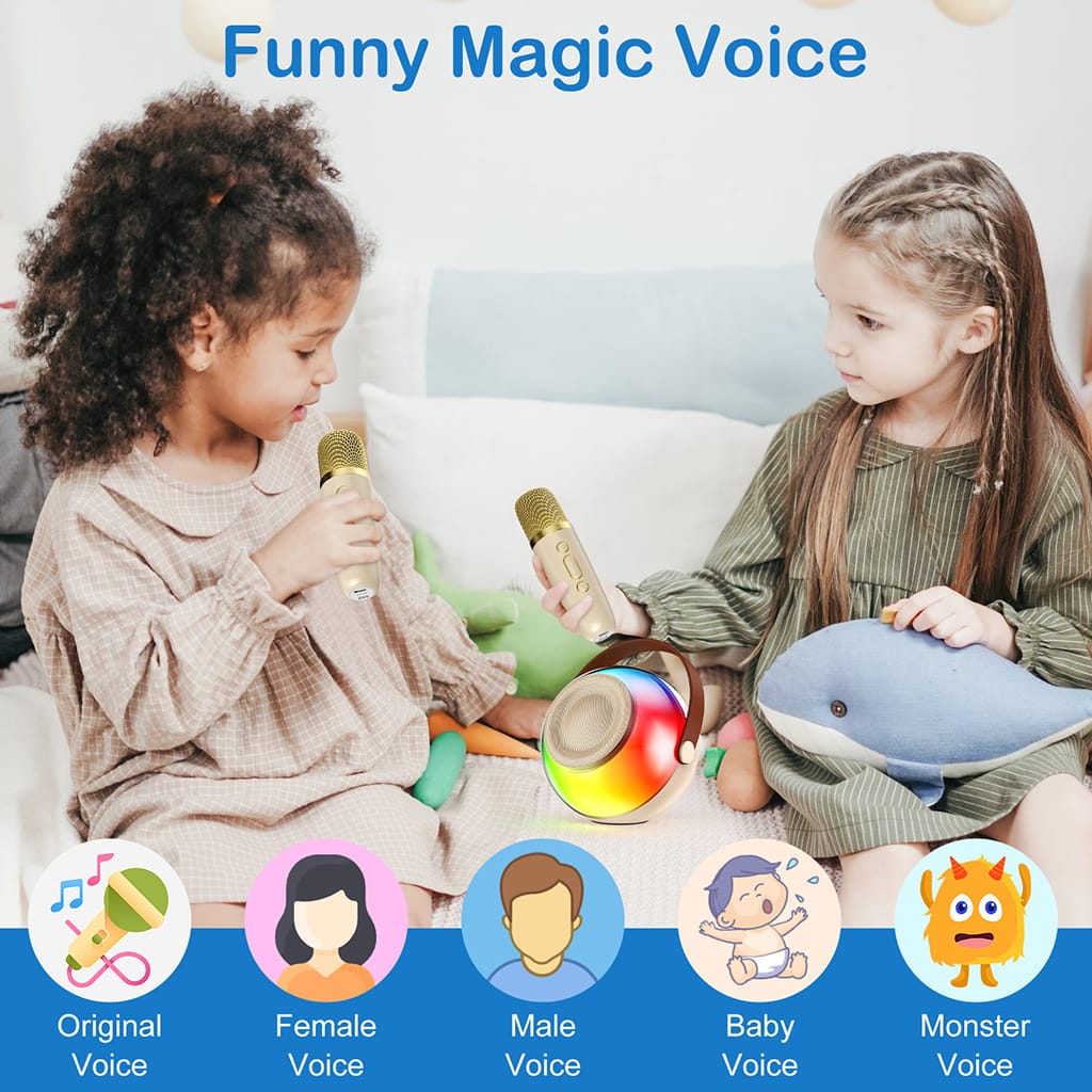 JYX D25 karaoke machine with Funny Magic Voice