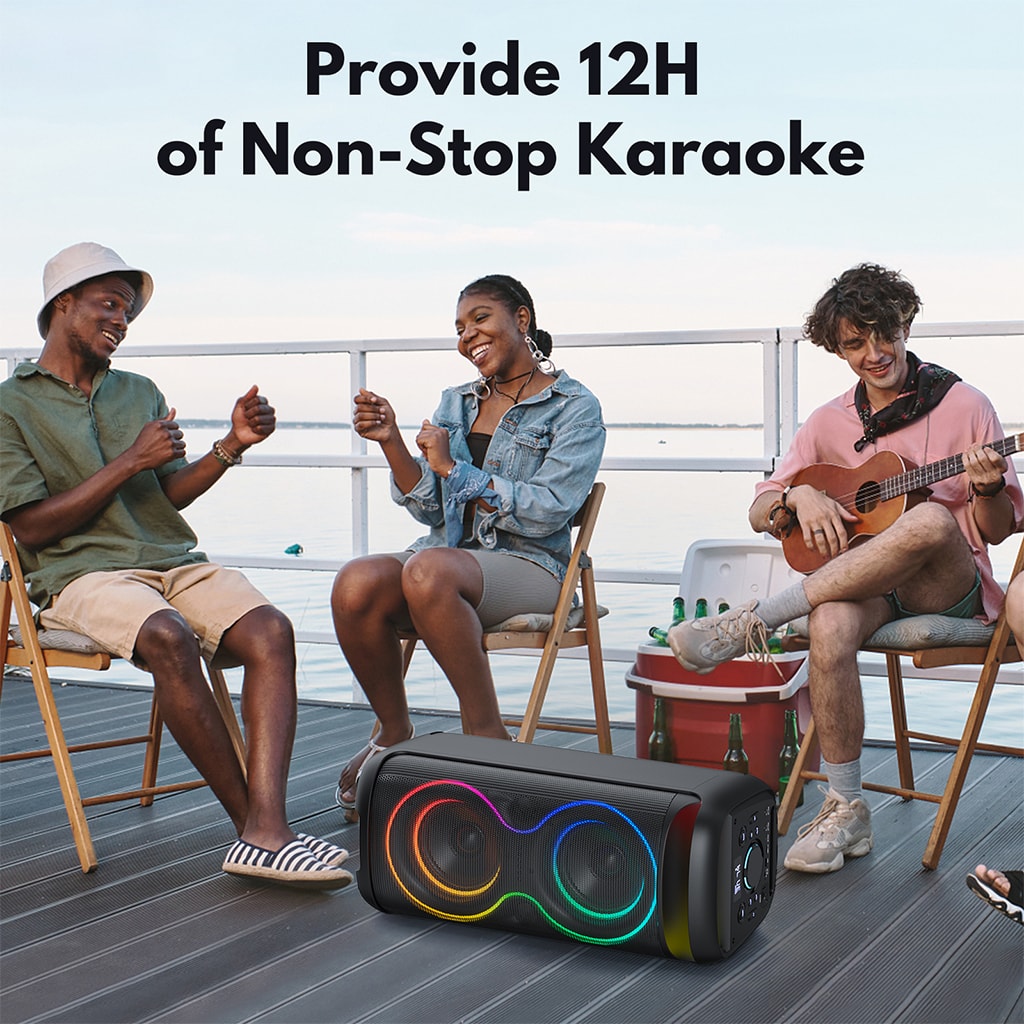JYX T20 karaoke machine with long battery life