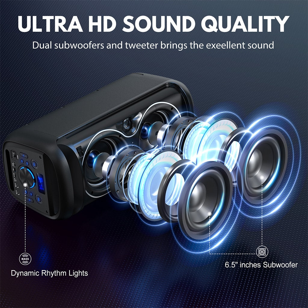 JYX T20 karaoke machine powerful speakers
