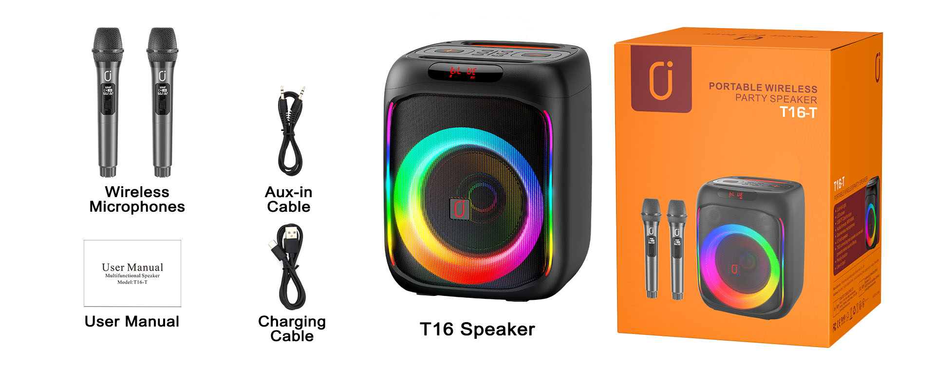 T16 karaoke machine accessories