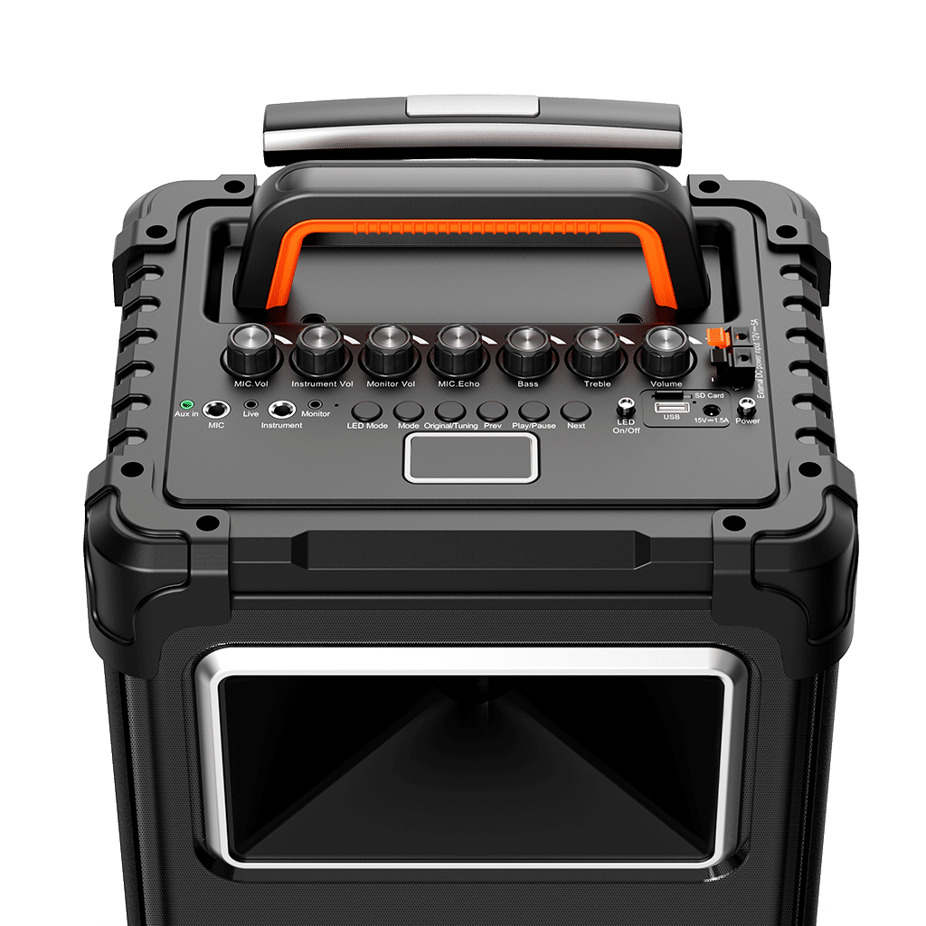 Control Panel of JYX AN20 Karaoke Machine