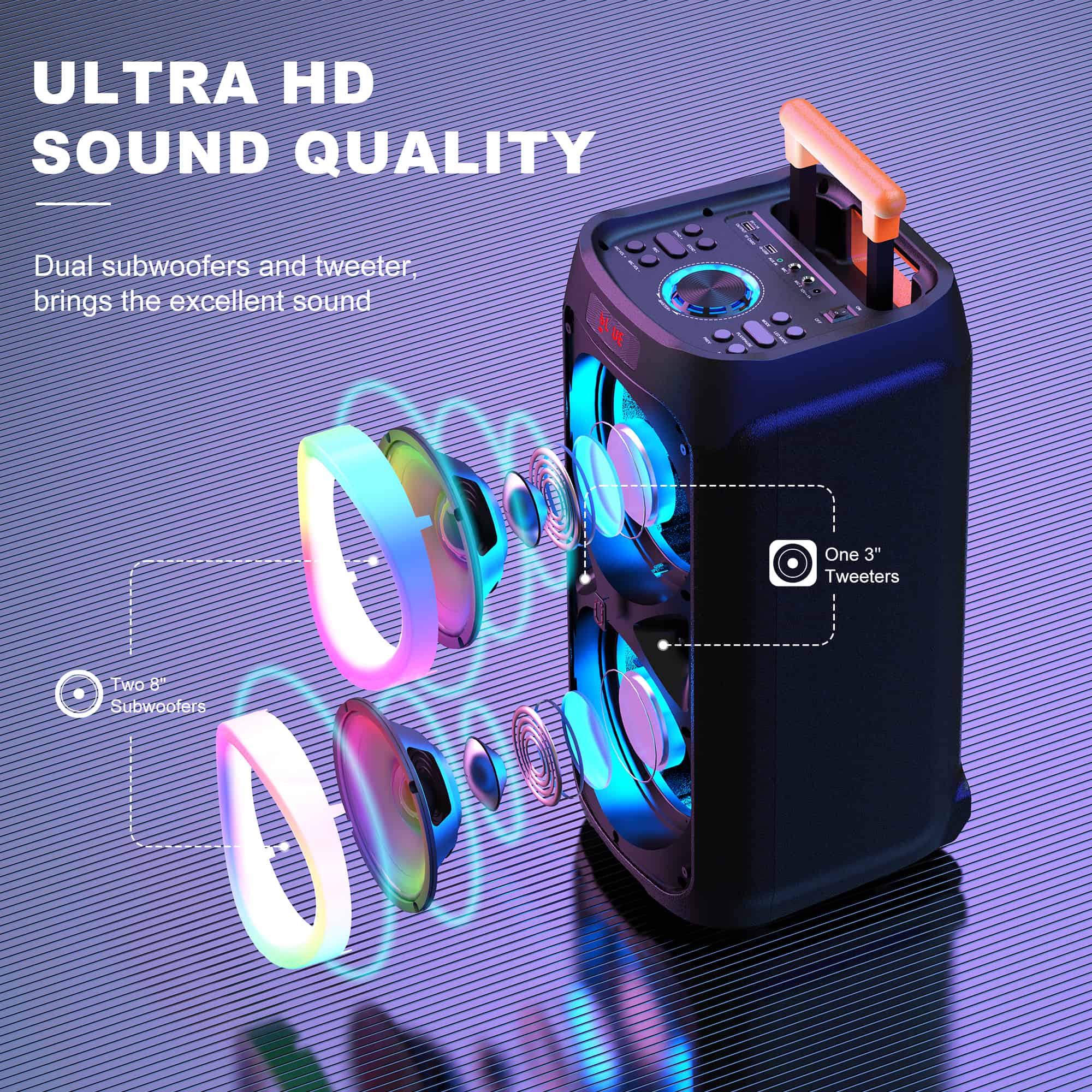 jyx t9 karaoke machine with great sound quality