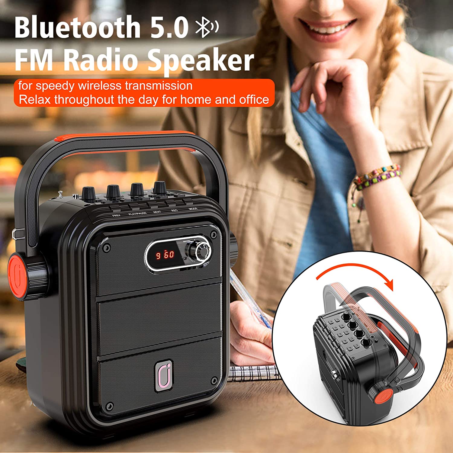 JYX Karaoke Speaker with Bluetooth