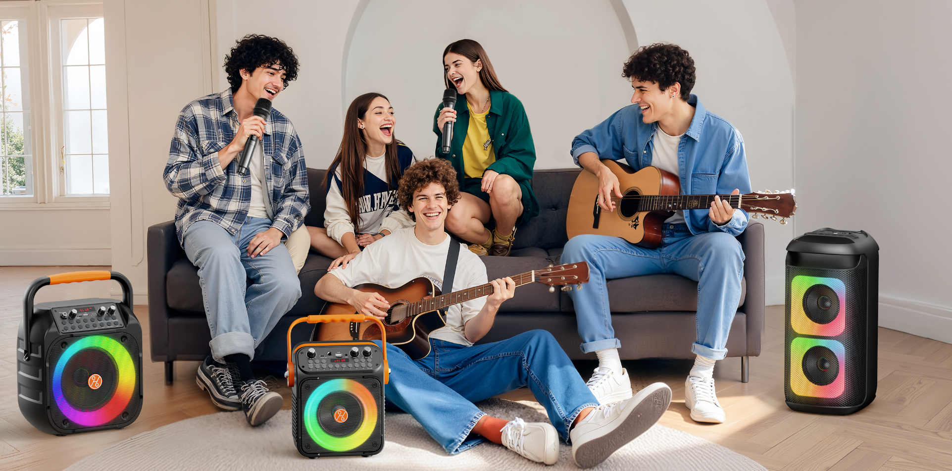 JYX Karaoke Machine | Portable Karaoke Speaker with Wireless Mics JYX Karaoke Machine | Portable Karaoke Speaker with Wireless Mics