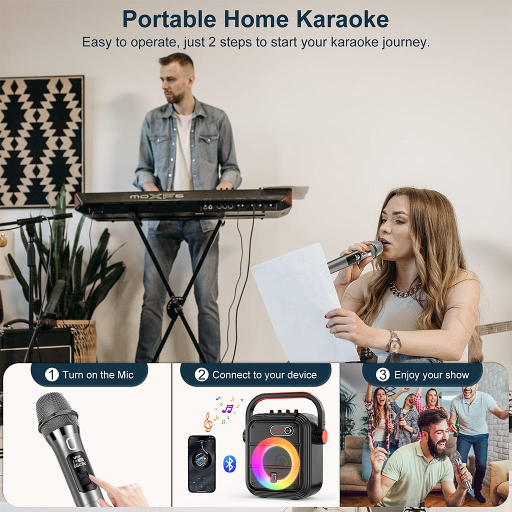 JYX 66 Pro Karaoke Machine - Home Portable