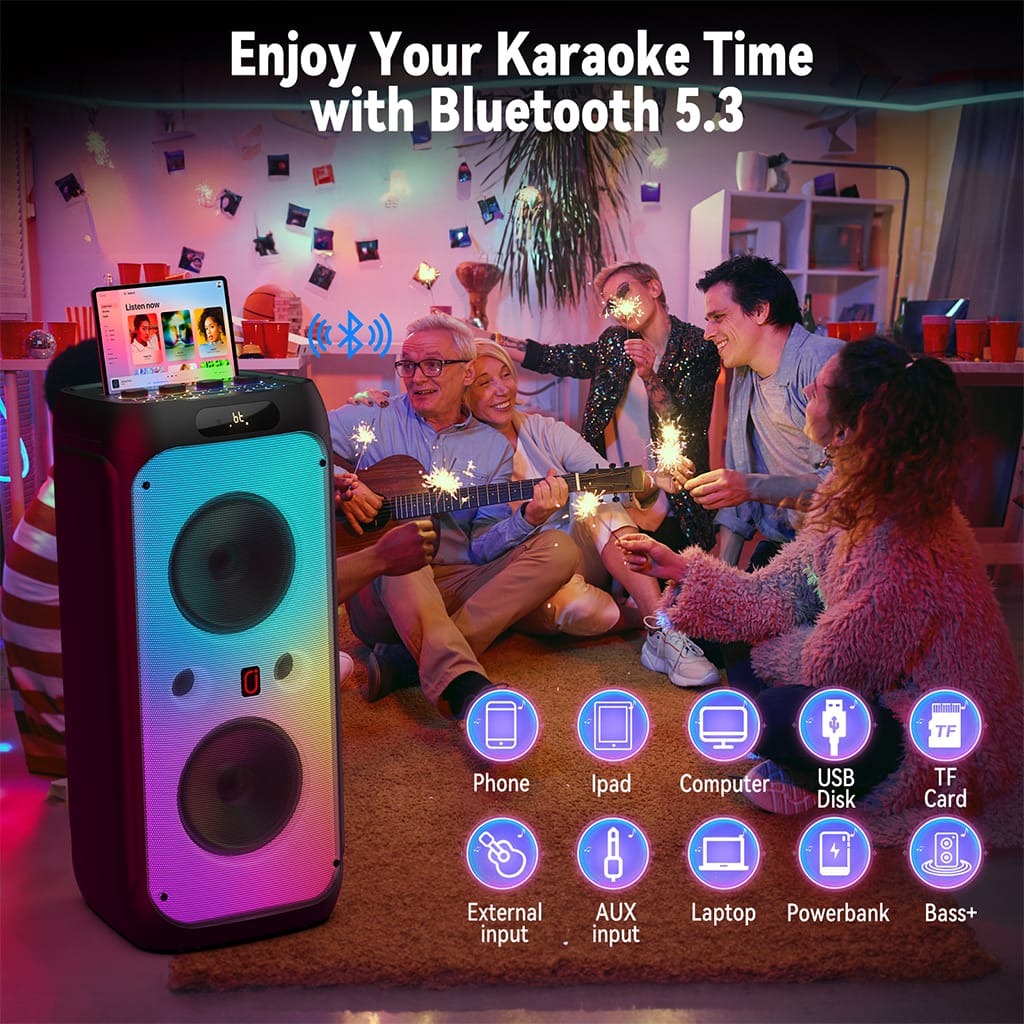 JYX T12 karaoke machine ideal for hosting home parties