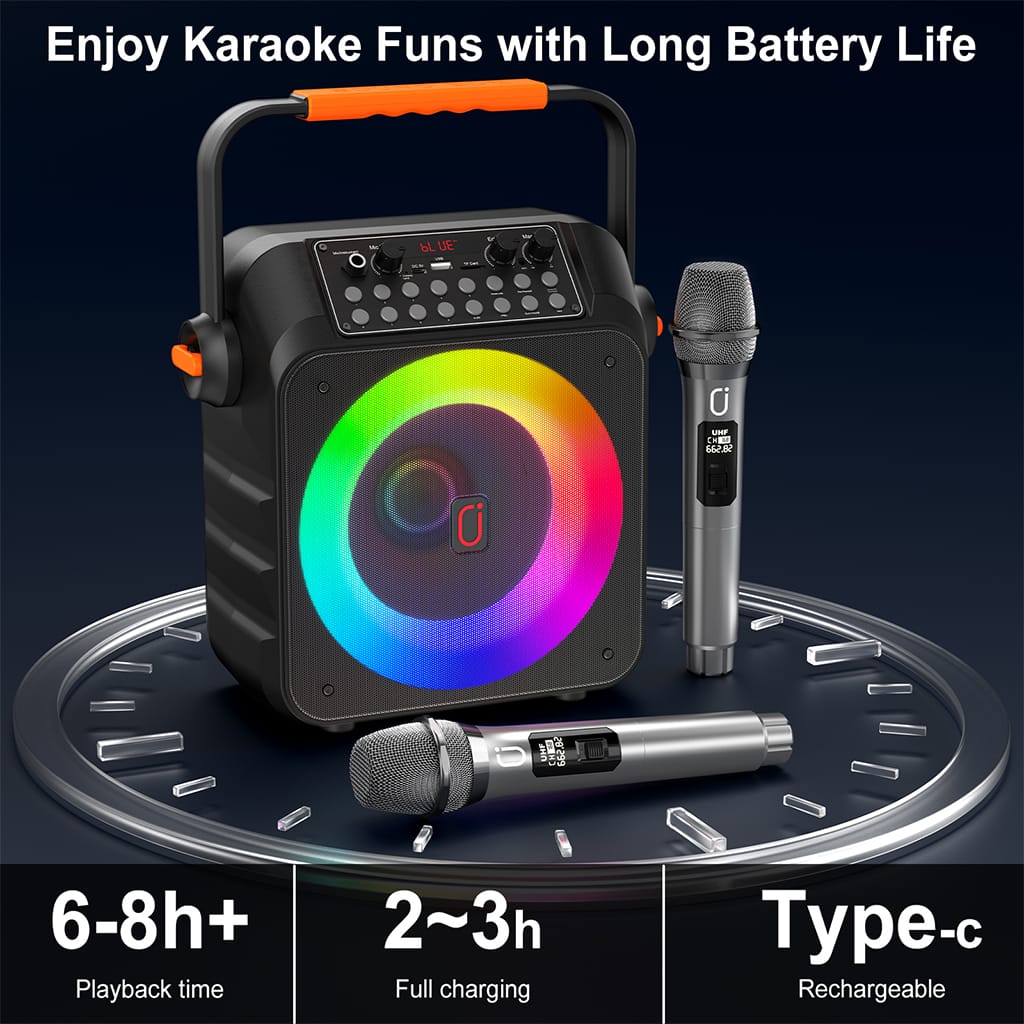 JYX T21 karaoke machine with Long Battery Life