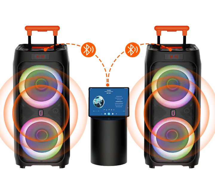 TWS function of jyx t9 karaoke machine
