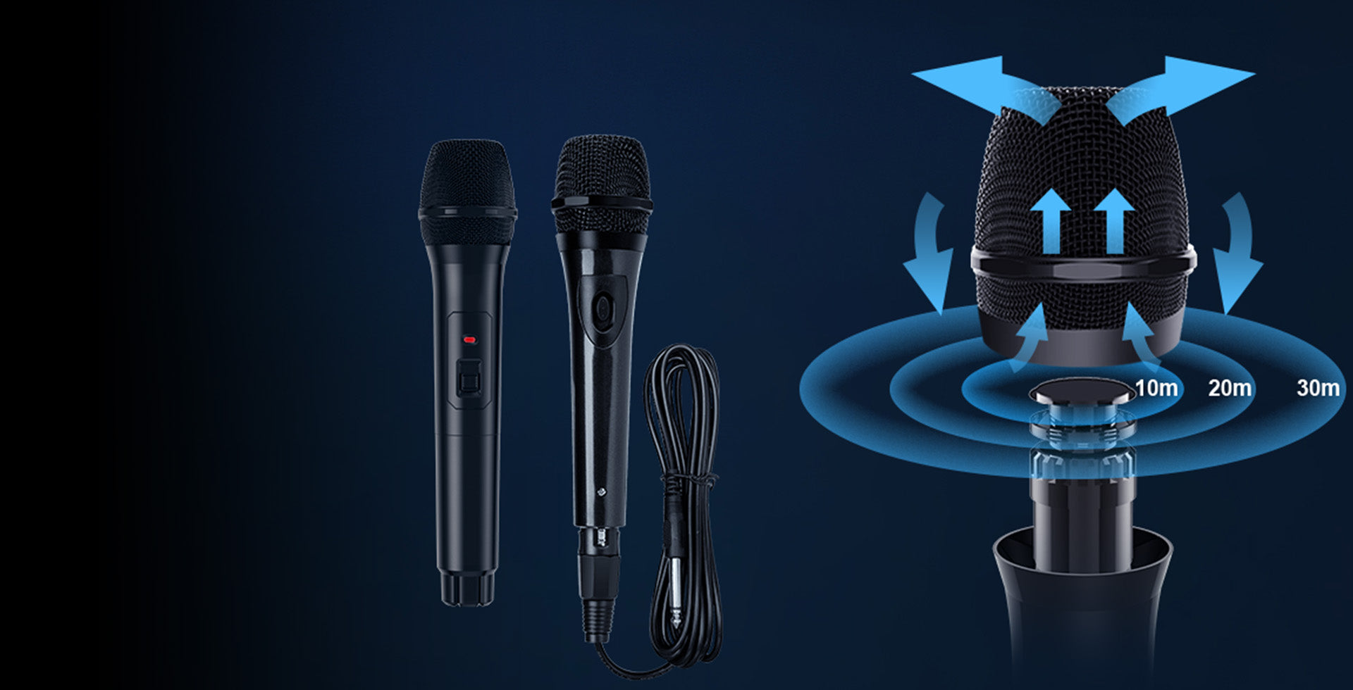 jyx d13 karaoke machine with 2 Anti Noise Microphones 