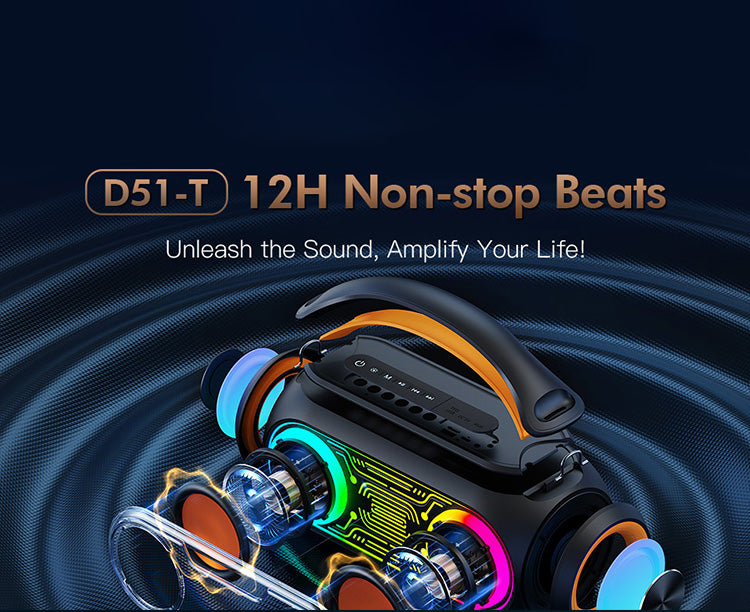 JYX D51 with 2 wireless mics for outdoors provides 12h of non - stop beats. Unleash sound to amplify your life.