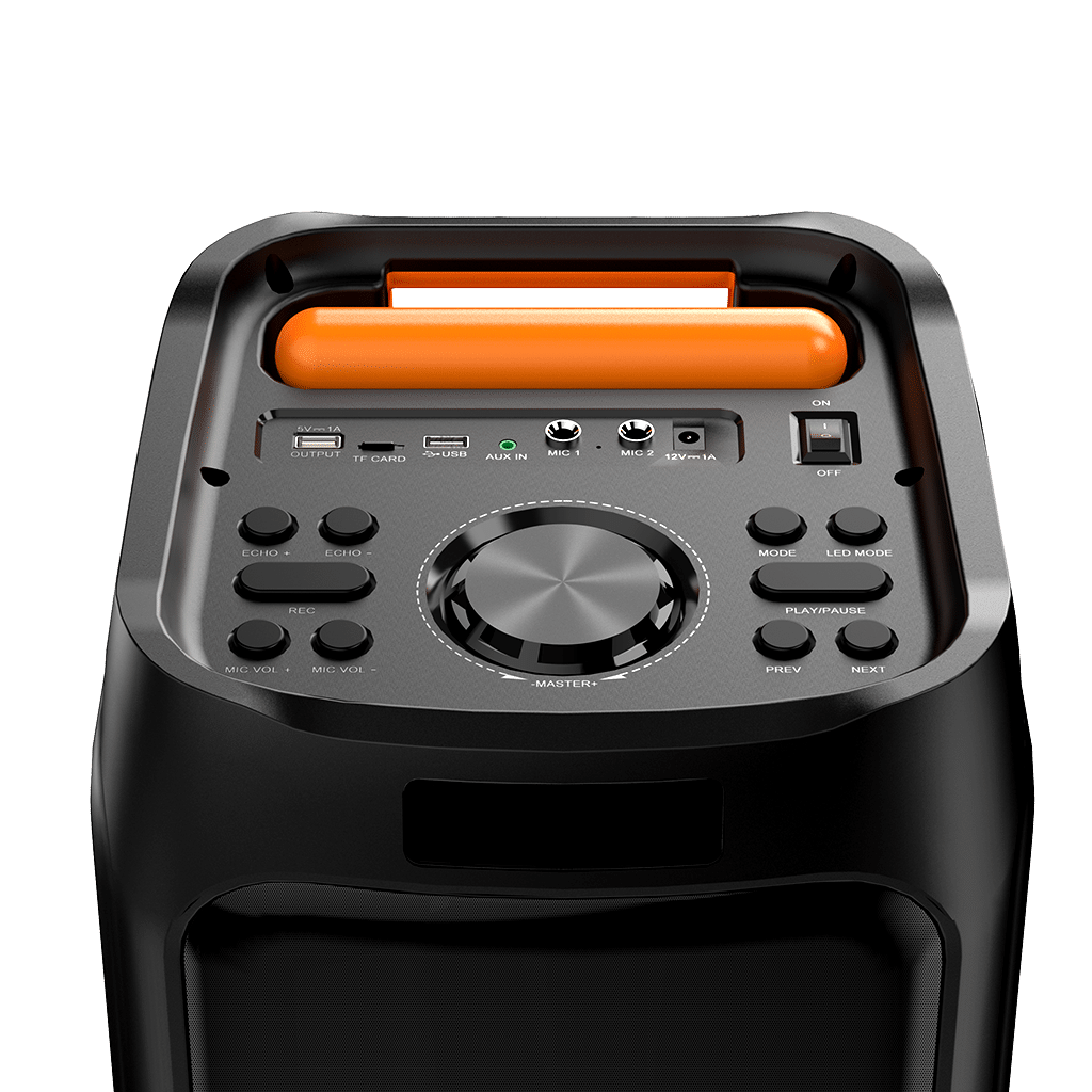 control panel of jyx t9 karaoke machine