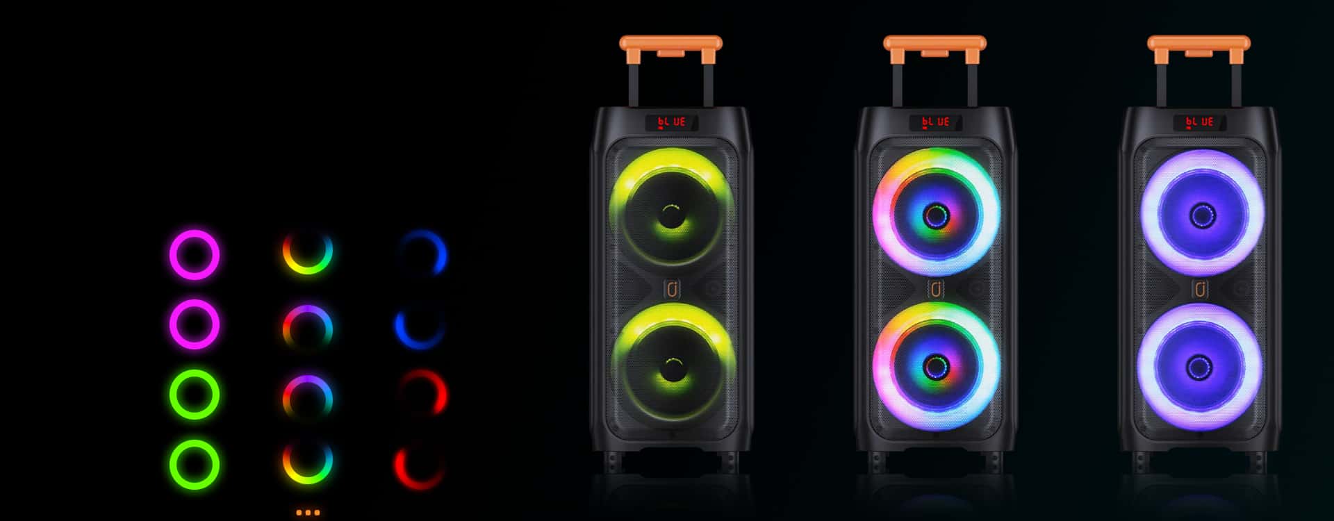 jyx t9 karaoke machine with dynamic light show