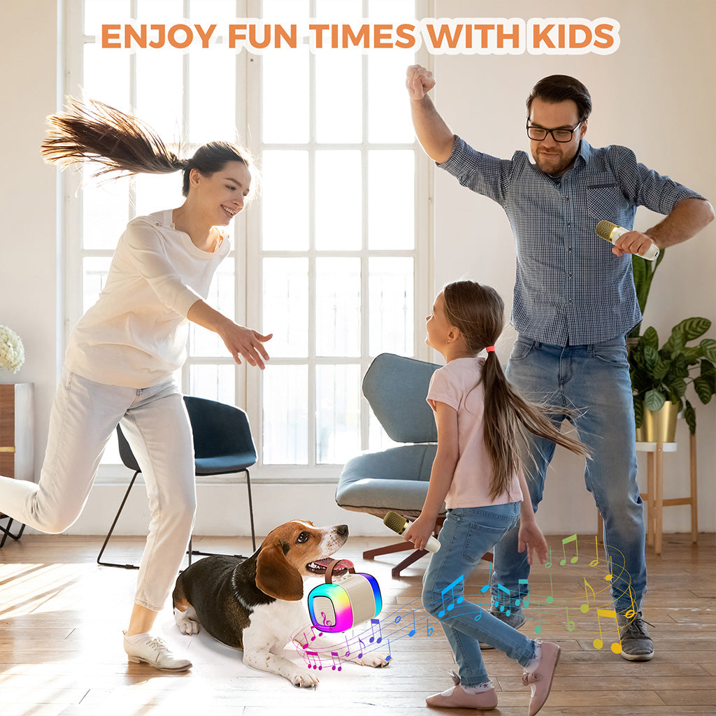 Enjoy fun times with kids using the JYX D33 karaoke machine, perfect for family entertainment.