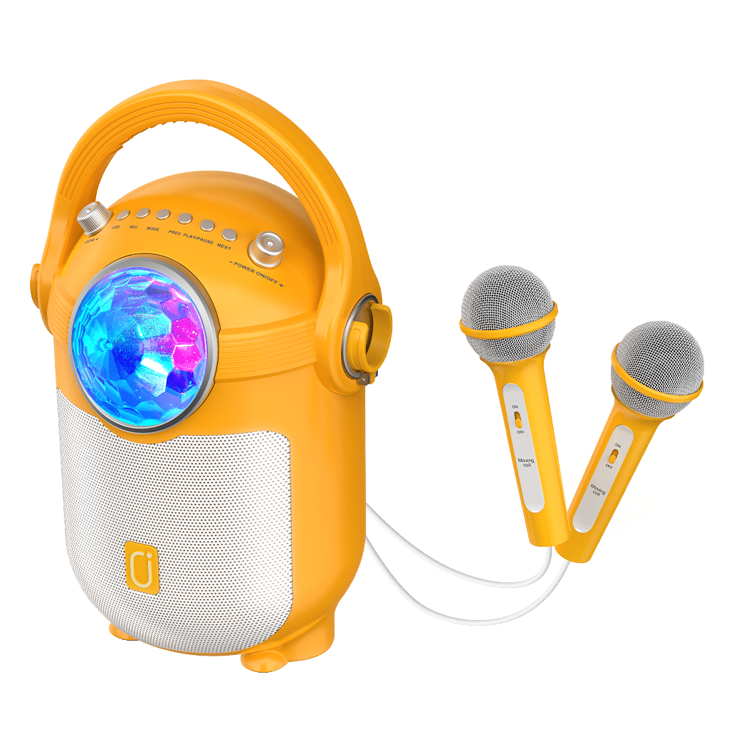 JYX D15 Karaoke Machine for Children with 2 Microphones