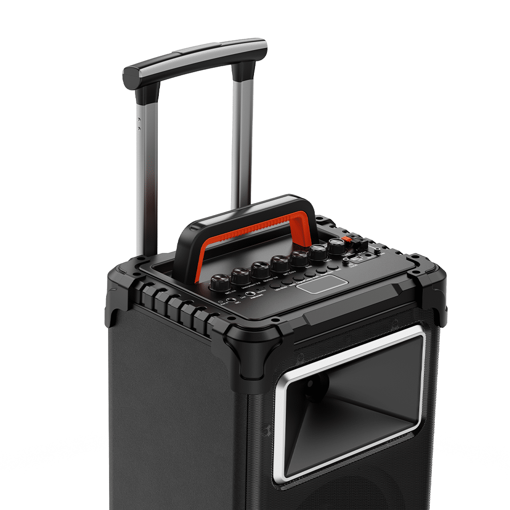 JYX AN20 Karaoke Machine with Telescoping Luggage Handle
